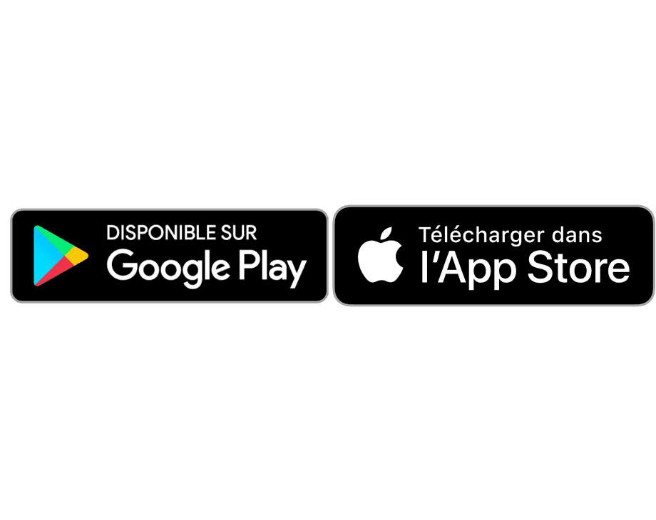 Google Play and App Store Icons
